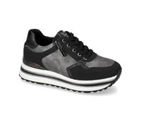 Valleverde Baskets Femme 35522L Cuir Gris ou Or Chaussures Casual, gris, 40 EU