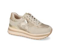 Valleverde Baskets Femme 35522L Cuir Gris ou Or Chaussures Casual, or, 38 EU