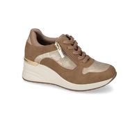 Valleverde Baskets Femme 35535L Cuir Gris ou Vison Chaussures Casual, Vison, 40 EU