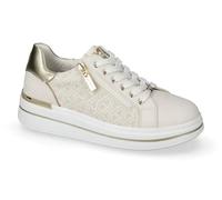 Valleverde Baskets pour femme 35484L en cuir doré, chaussures décontractées confortables, légères et flexibles, idéales pour le printemps et l'été, or, 40 EU