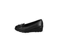 Valleverde Mocassins Femme 36343 Cuir Noir Chaussures Casual, Noir , 37 EU