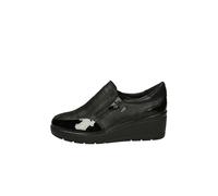 Valleverde Mocassins Femme 36446 Cuir Noir ou Bronze Chaussures Casual, Noir , 37 EU