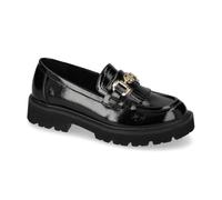 Valleverde Mocassins Femme 44521B Cuir Noir Chaussures Décontractées, Noir , 38 EU