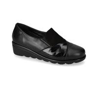 Valleverde Mocassins Femme VS10303E Cuir Noir ou T.Moro Chaussures Casual, Noir , 40 EU