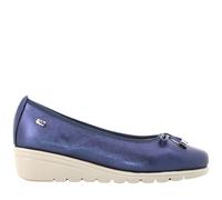 Valleverde P25f mocassin compensé pour femme VS10330 BLEU
