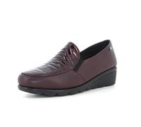 Valleverde VS10301E Nappa Bord Mocassins compensés pour femme en cuir de coco, Bord, 38 EU