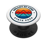 Valley of Fire State Park Nevada Escalade en Famille PopSockets PopGrip Adhésif