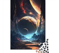 Valley_of_Planetary Puzzle en Bois de 1000 Pièces pour Adultes Puzzle de 1000 Pièces pour Adultes Jeux Éducatifs 1000 Pièces (75x50cm)