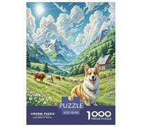 Vallhund suédois 1000 Pièces Puzzle pour Adultes, Défi Jouets, Cadeau d'anniversaire, Jeux Éducatif, Qualité Premium 70x50cm/1000pcs