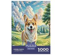 Vallhund suédois 1000 Pièces Puzzle pour Adultes, Parfait pour Les Amateurs De Puzzles, Cadeau, Jouet pour Enfant, Jeux Éducatif, Qualité Premium 70x50cm/1000pcs