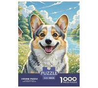 Vallhund suédois 1000 Pièces Puzzles pour Adultes sur Le Thème De Qualité Supérieure Impossible Loisir Détente Écologique Jeu Relaxant 38x26cm/1000pcs