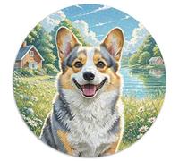 Vallhund suédois Puzzles Divertissement Créatif Activités Familiales Stimulantes 1000 Stukjes Cute Animaux Casse-tête Qualité Premium pour Adultes 1000pcs (67.5x67.5cm)