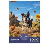 Vallhund suédois1000 Pièces PuzzleChien Contes Magiques, Adultes/Enfants, Le Cabanon De L'Artiste, Activités Familiales 38x26cm/1000pcs