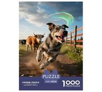 Vallhund suédois1000 Pièces PuzzleChien Contes Magiques, Adultes/Enfants, Le Cabanon De L'Artiste, Décoration, Cadeau 38x26cm/1000pcs