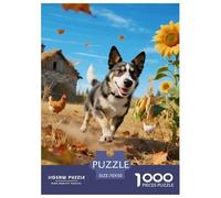 Vallhund suédoisPuzzle 1000 Pièces Chien Contes Magiques, Adultes/Enfants, Puzzle Qualité Supérieure, Fantaisie, Décoration, Cadeau 70x50cm/1000pcs