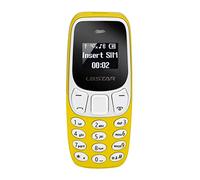 Valmoni Sport Mini téléphone portable avec double SIM et changeur de voix Distorsion L8STAR Jaune