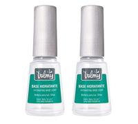 Valmy, Pack de deux bases hydratantes pour ongles secs et sans souplesse, traitement de vernis protecteur et fortifiant (14 ml chacune)