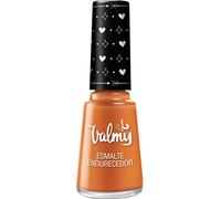 VALMY Vernis à ongles normal - Vernis à ongles traditionnel à séchage rapide, brillance et durée jusqu'à 7 jours, compatible avec les ongles acryliques, gel ou naturels, collection orange et marron