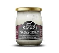 Valnerina Tartufi Beurre à la Truffe Noire d'été | Truffle Butter | Spécialité Gastronomique pour Croûtes, Bruschetta, Entrées, Premiers et Deuxième Plats | Pot 450 gr.