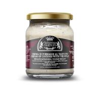 Valnerina Tartufi Crème au fromage et aux Truffes | Sauce entrée, pâtes, risotti, viande, poisson, brusquettes à base de fromage et truffe blanche | Pot 50 gr.