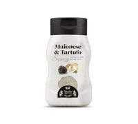 Valnerina Tartufi Mayonnaises à La Truffe Squeezy | Facile et Pratique, pas Sale, pas de Gaspillage | Mayo Truffe Noire à la Truffe Noire | Distributeur 200 gr.
