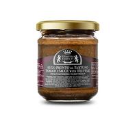 Valnerina Tartufi Sauce Préparée à la Truffe Noire d'Été | Sauce Prête Assaisonnement pour Pâtes | Spécialités Gastronomiques | Pot 180 gr.