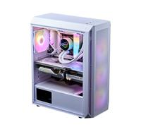 Valor Air Plus Châssis PC mi-tour inclus, 4 ventilateurs ARGB, blanc - VALORAIRPLUSMTA-WHCWW