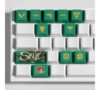 Valorant Skye 11 Capuchons de Touches Profil OEM Ergonomique, Matériau PBT OEM Profile Dye Sublimation Disposition, Compatible avec la Plupart des Claviers Mécaniques (8)