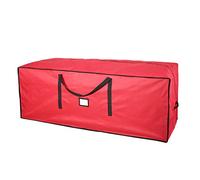 VALORCASA Arbre de Noël Sac de Rangement, Heavy Duty 600d Oxford Xmas Holiday Extra Large à Nourriture jusqu'à 22,9 cm Artificielle démonté Arbres Large Rouge