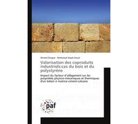 Valorisation des coproduits industriels:cas du bois et du polystyrène - Collectif - P.academiques Francophones - broché - Essai