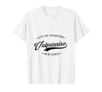 Valparaiso Indiana City of Churches Logo rétro pour Homme et Femme T-Shirt