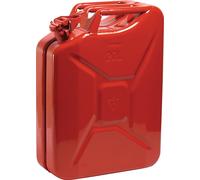 VALPRO Bidon de carburant capacité 20 l rouge feu RAL 3000 tôle d'acier L345xl165xH470mm