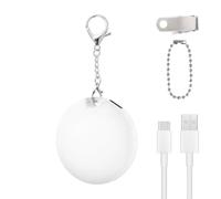 Valqerth Lumière de Sac à Main Lampe LED Portable Rechargeable à Détection | Lampe Tactile de Sac Pour Chambre Salle De Bain Bureau Couloir École Crèche Nuit Table Rond
