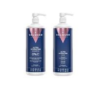 Valquer Profesional Pack Shampoing + Masque Effet Glace Ultra-hydratant. Sans sel. sans silicones. sans parabènes et sans sulfates. Cheveux secs - L. Simple. 2 Unité