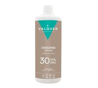 VALQUER Crème stabilisée à 9% de peroxyde d'hydrogène 30 volumes | Agent oxydant pour coloration et décoloration permanentes | Vegan, à base d'ingrédients d'origine naturelle | Professionnel | 1 L