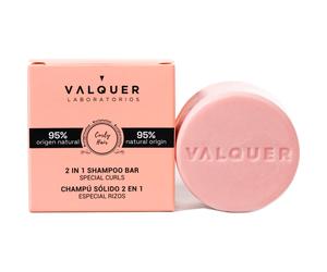 Valquer Especial Rizos 2 en 1 Champú Sólido 50g