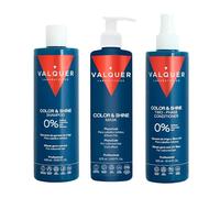 Valquer Hair Enhancer Pack Couleur: Shampooing 400 ml + Masque Effet Glace 175 ml + Après-shampoing biphasique 300 ml. Cheveux teints 1300 G (3 Unités)