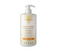 Valquer Hyaludrops Crème Corps Hydratante Orange et Vanille. Lotion pour peaux sèches et sensibles, jusqu'à 72 heures d'hydratation nourrissante avec acide hyaluronique, niacinamide. 700 ml