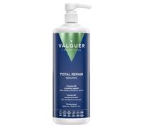 VALQUER Kératine Pure Soin Lissant Sans Rinçage Total Repair | 1 L | Cheveux Lisses, Souples et Brillants | Répare les Cheveux Secs et Abîmé | Phytokératine et Provitamine B5 | Vegan