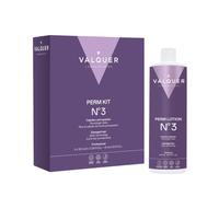 VALQUER Kit Permanente Professionnelle N°3 pour Cheveux Abîmés | 215 ml
