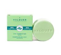 Valquer Laboratorios - 2 in 1 solid shampoo repairer (shampoo and conditioner) - 95% natural ingredients - Damaged hair - Vegan - Protects and repairs - 70 Gr