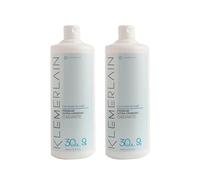 Valquer Laboratorios - Crème stabilisée Klemerlain à 9 pourcent de peroxyde d'hydrogène 30 volumes, agent oxydant pour coloration et décoloration permanentes des cheveux