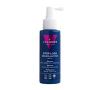 VALQUER Lotion Anti-Chute Fortifiant Stop Loss | Sans Rinçage |100 ml | Cheveux Fins & Affaiblis | Sans Silicones | Stimucap, Vitamines B6 et B3 | Formule Zero | Vegan