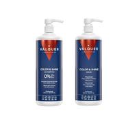 Valquer Profesional Pack Shampooing + Masque Total Repair Effet Glace (1L. 2 Unité). Sans sel. sans silicone et sans sulfate. Cheveux abîmés et secs.