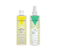 Valquer Laboratorios Pack Shampooing préventif et revitalisant pour les enfants d'âge scolaire. Prévention des poux. A l'huile d'arbre à thé - 400 ml + 300 ml