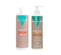 Valquer Pack Power Color Cheveux Colorés Cuivre Shampooing 400 ml + Masque 275 ml - Coloration Temporaire