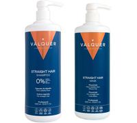 Valquer Profesional Pack Shampooing + Masque Effet Glace Cheveux Raides. Sans Sel. Sans Silicones. Sans Parabènes Et Sans Sulfates. - 2l[Z2589]