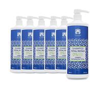 Valquer Profesional Total Repair Zero% Shampoo - Cheveux abîmés et secs 1000 ml [6 pack]