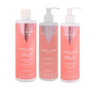Valquer Professional Curly Method Pack Shampooing 400 ml + Masque 290 ml + Booster 300 ml Spécial Boucles, Cheveux Bouclés, Sans Sulfates, Sans Sel. Jusqu'à 96% d'origine naturelle