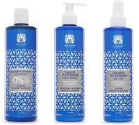 Valquer Professional Pack Silver Platinum Shampooing 400 Ml + Masque 00 Ml + Lotion 00 Ml. Cheveux Blancs, Gris Et Blonds.. Sans Sulfate, Sans Sel, Sans Silicone, Unique, Frais, 3 Unités[Z2480]